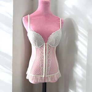La Senza y2k corset  top lace up S lingerie